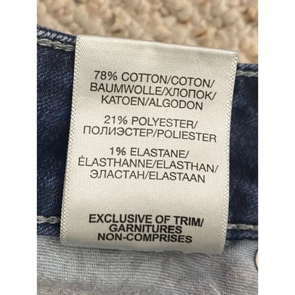 Silver Jeans Suki Mid Pencil Skinny Jeans 28/31 Med Dark Wash - Picture 8 of 12